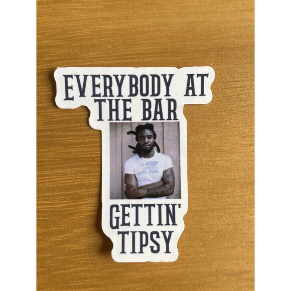 Shaboozey Inspired Sticker Set Lot Of 6 Perfect For Water Bottles Whiskey - Picture 7 of 10